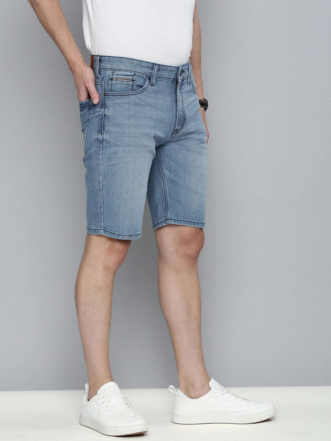 Shop Men Denim Shorts Online.