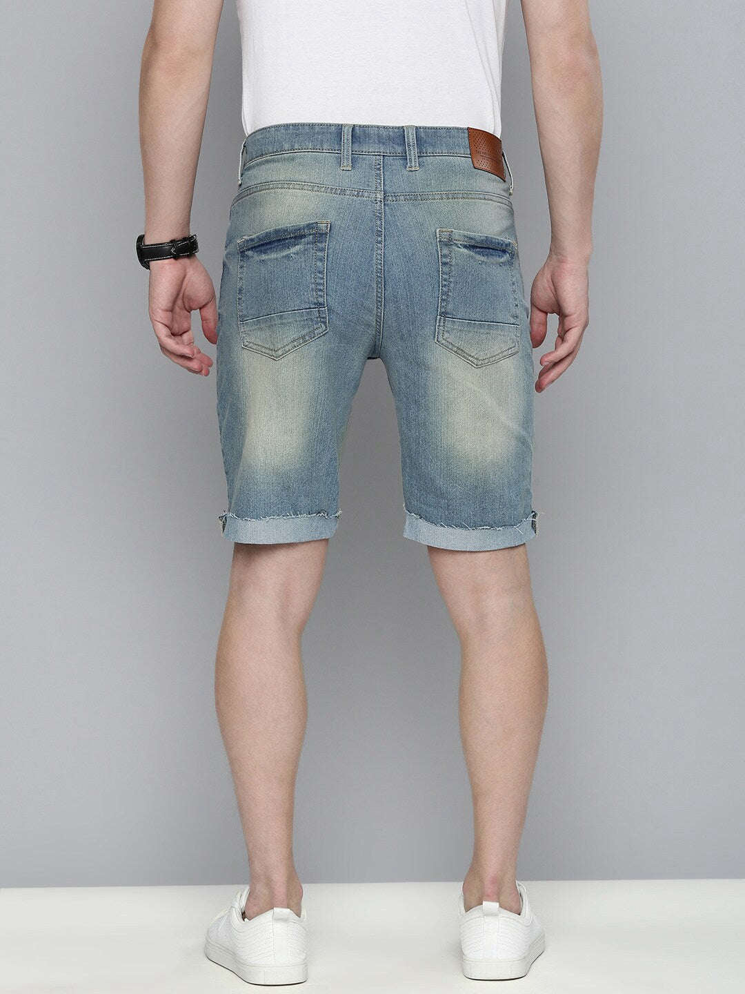 Shop Men Denim Shorts Online.