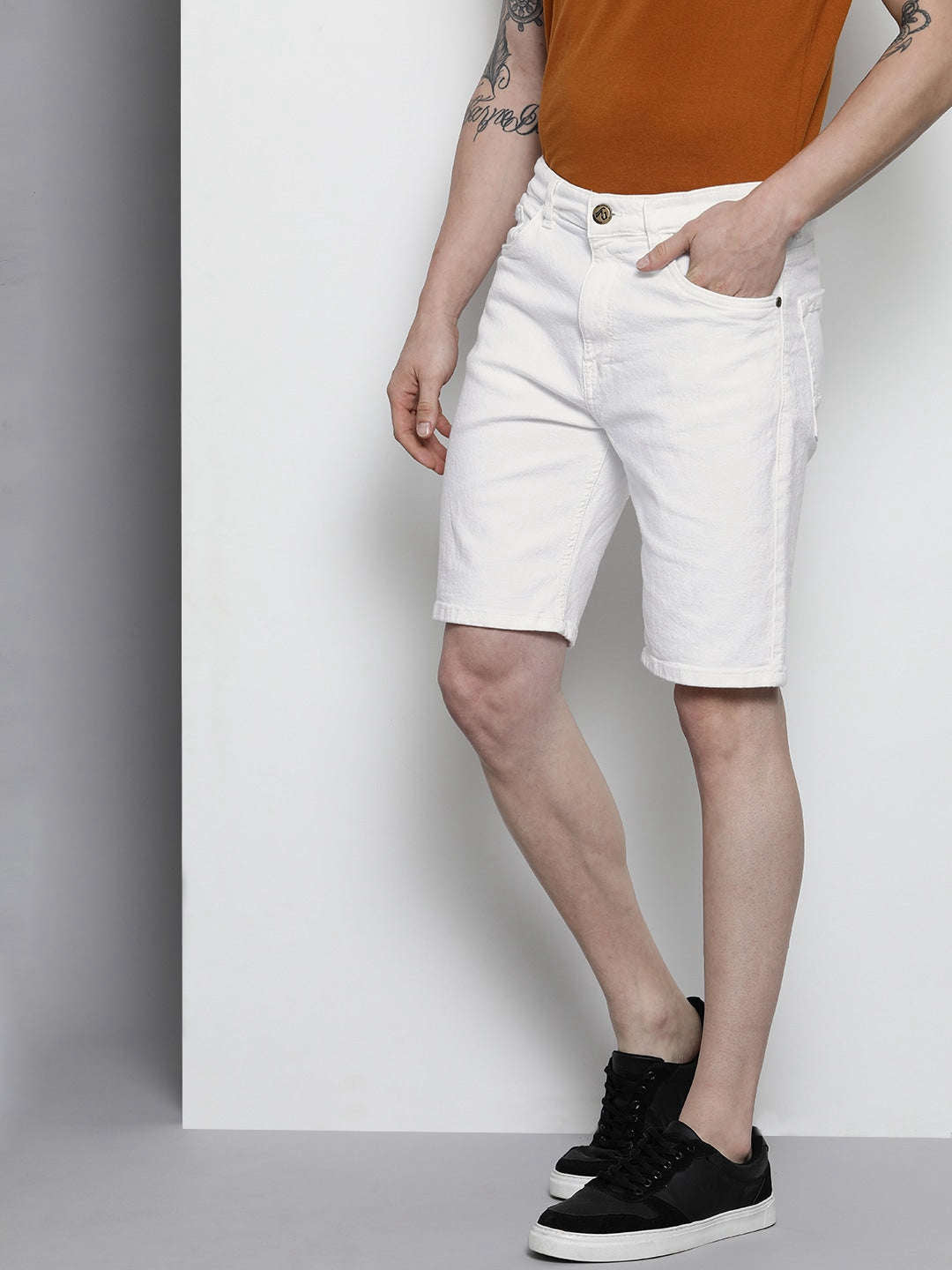 Shop Men Denim Shorts Online.