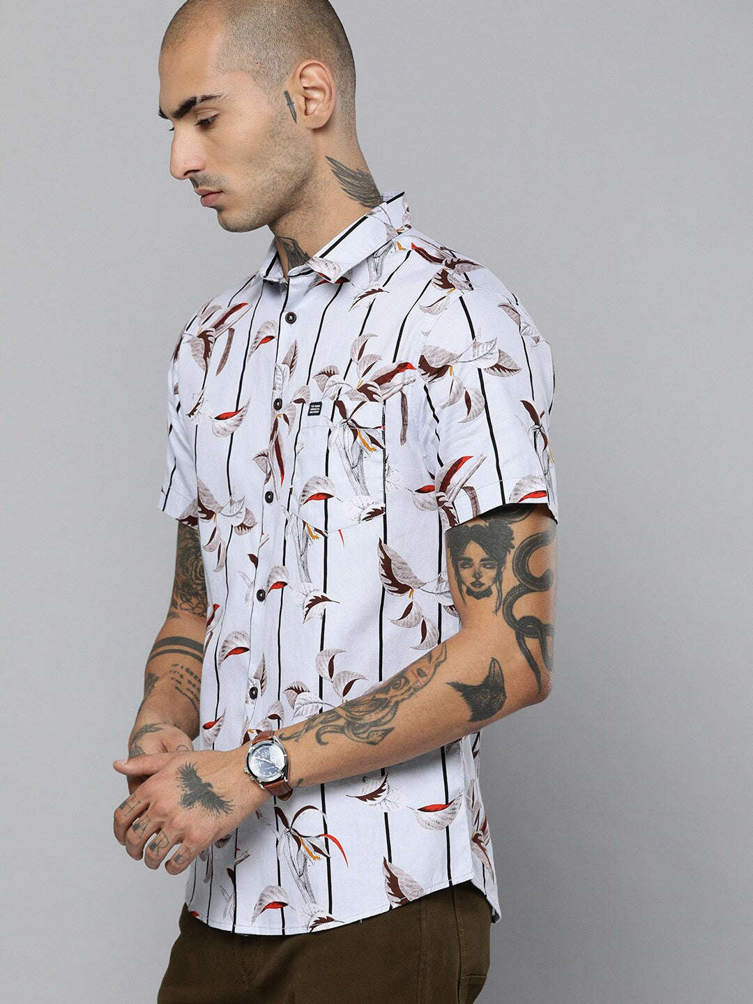 Shop Men Printed Shirt Online.