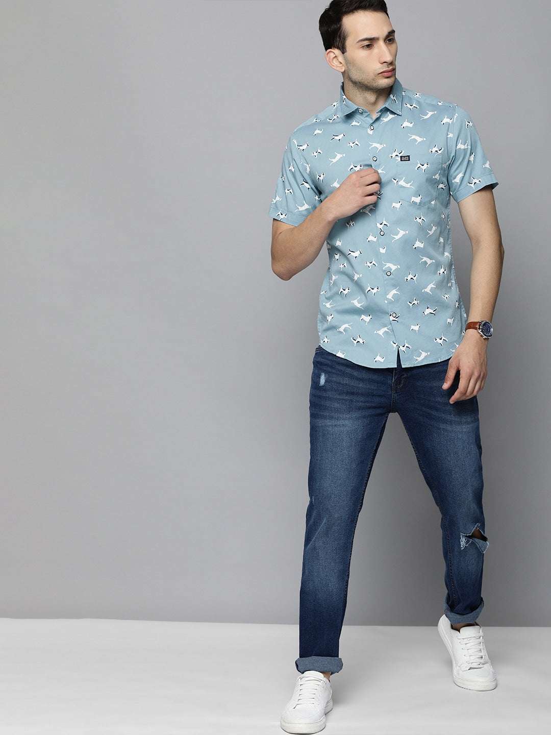 Shop Men Printed Shirt Online.