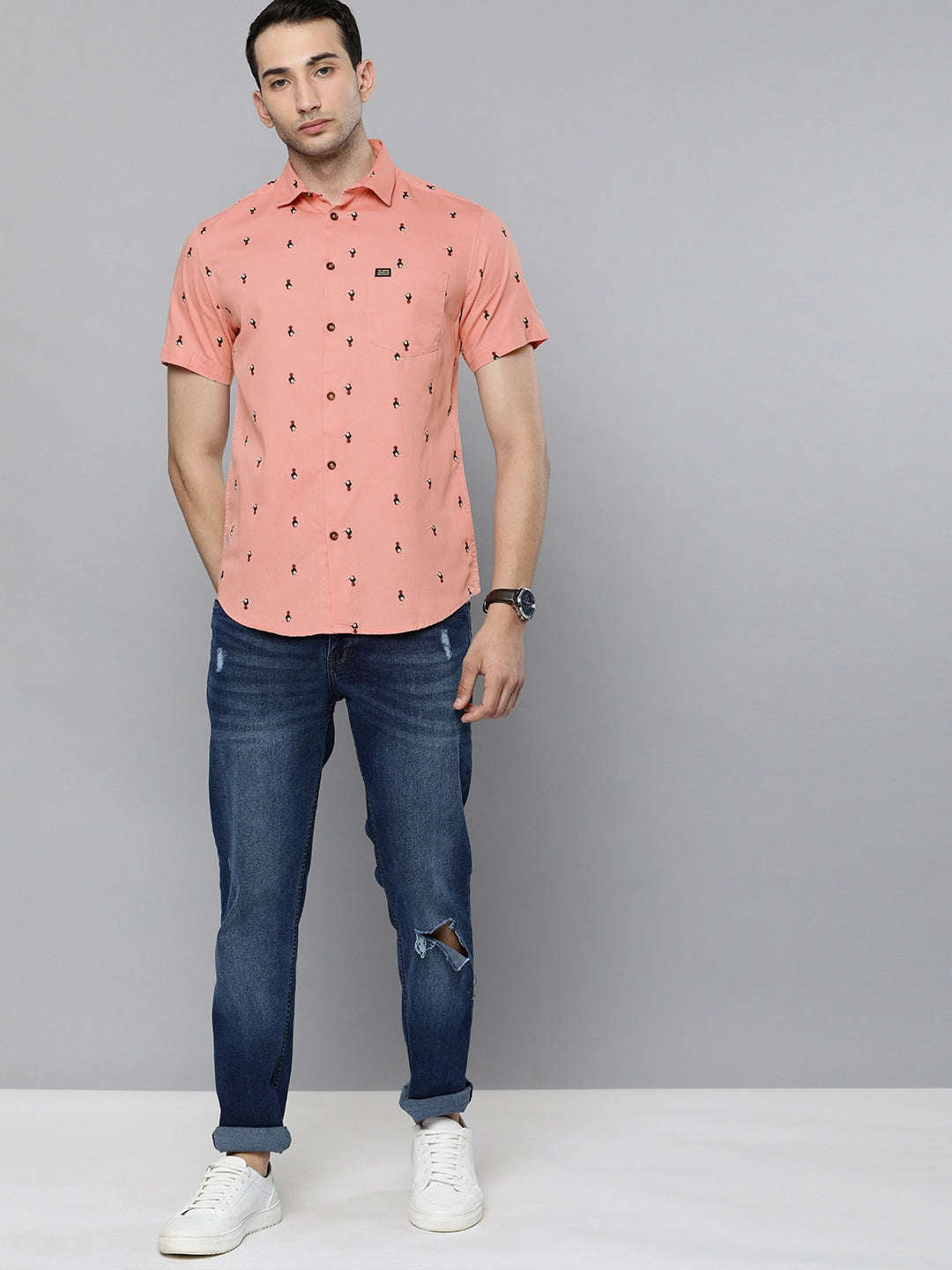 Shop Men Printed Shirt Online.