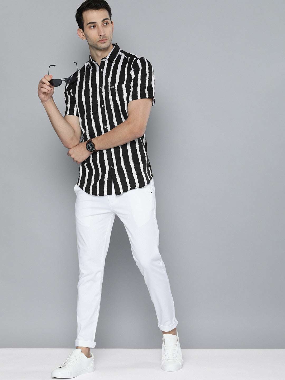 Shop Men Striped Shirt Online.