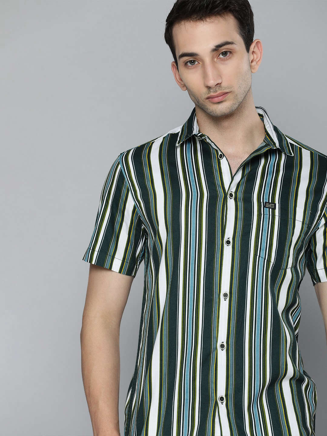 Shop Men Striped Shirt Online.