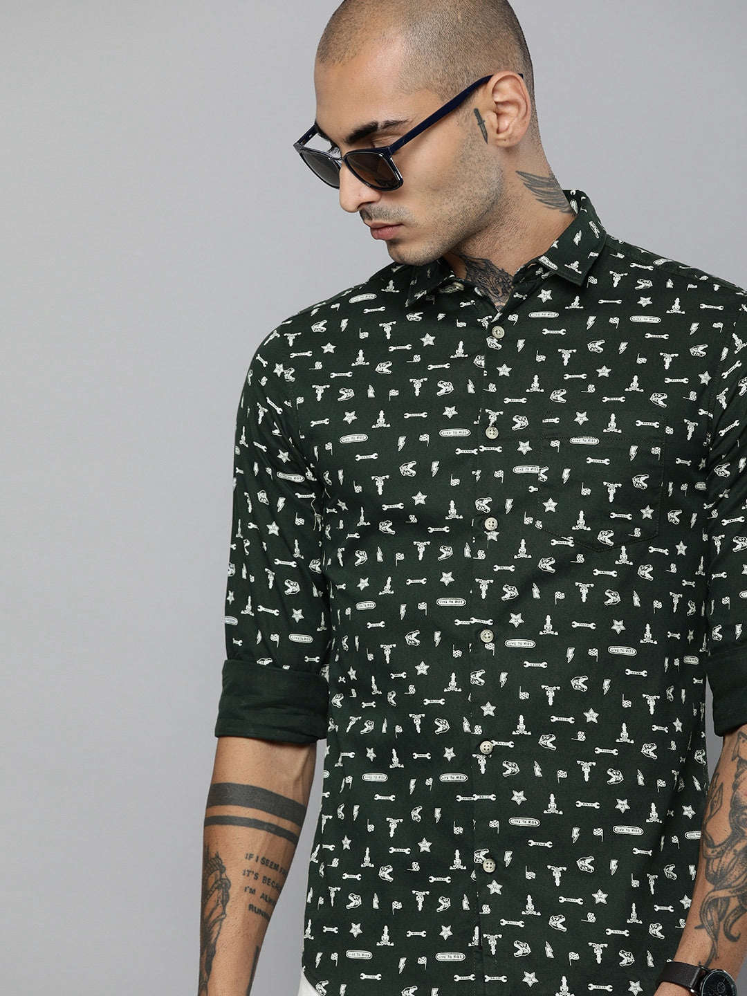 Shop Men Printed Shirt Online.