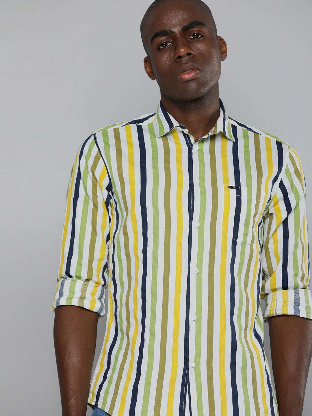 Shop Men Striped Shirt Online.