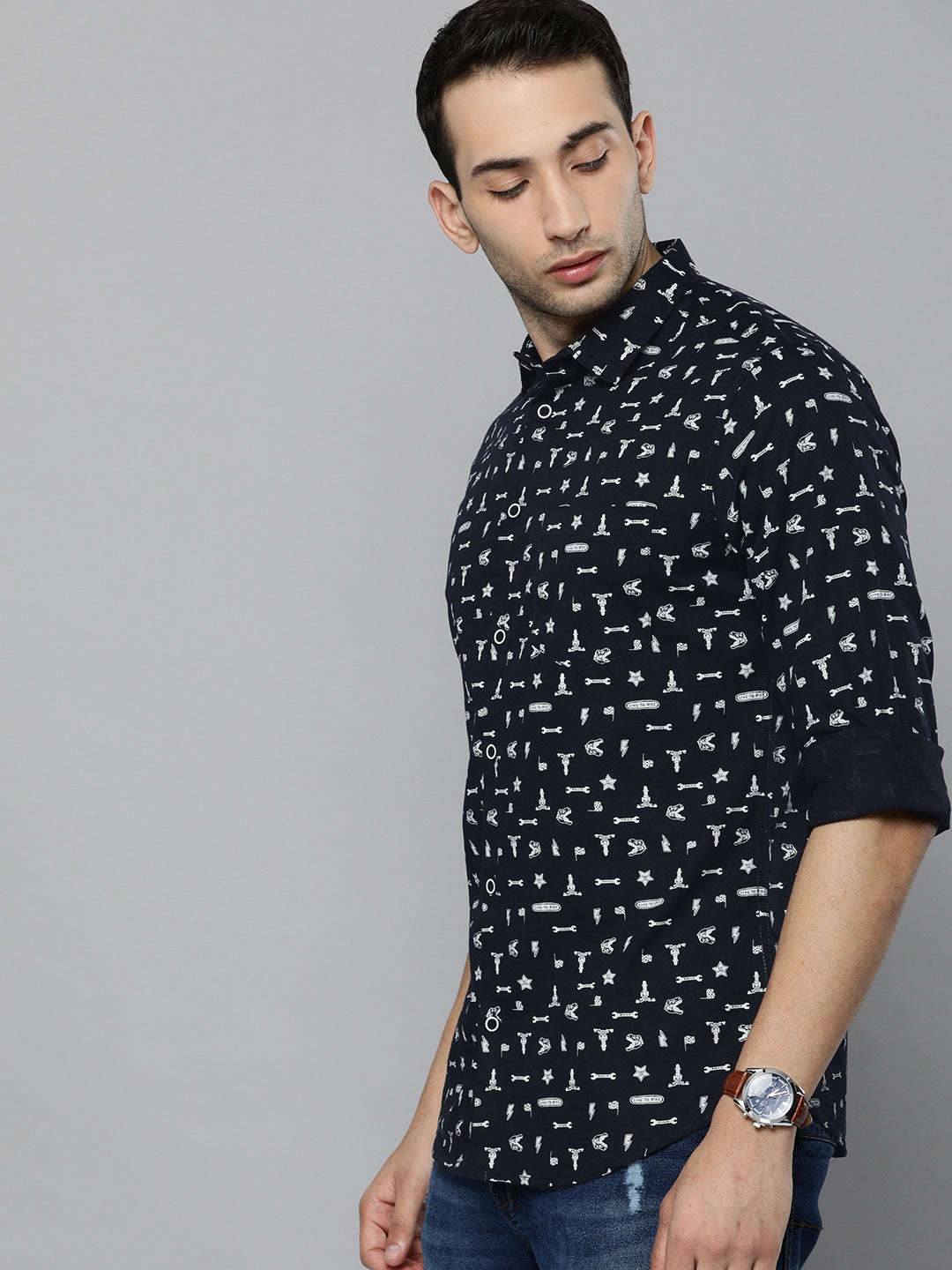 Shop Men Printed Shirt Online.