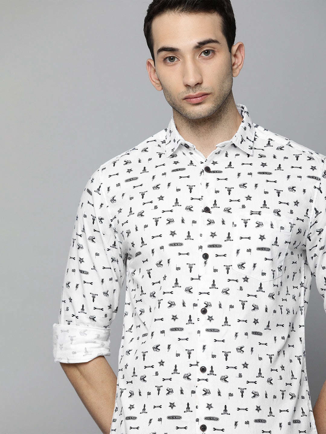 Shop Men Printed Shirt Online.