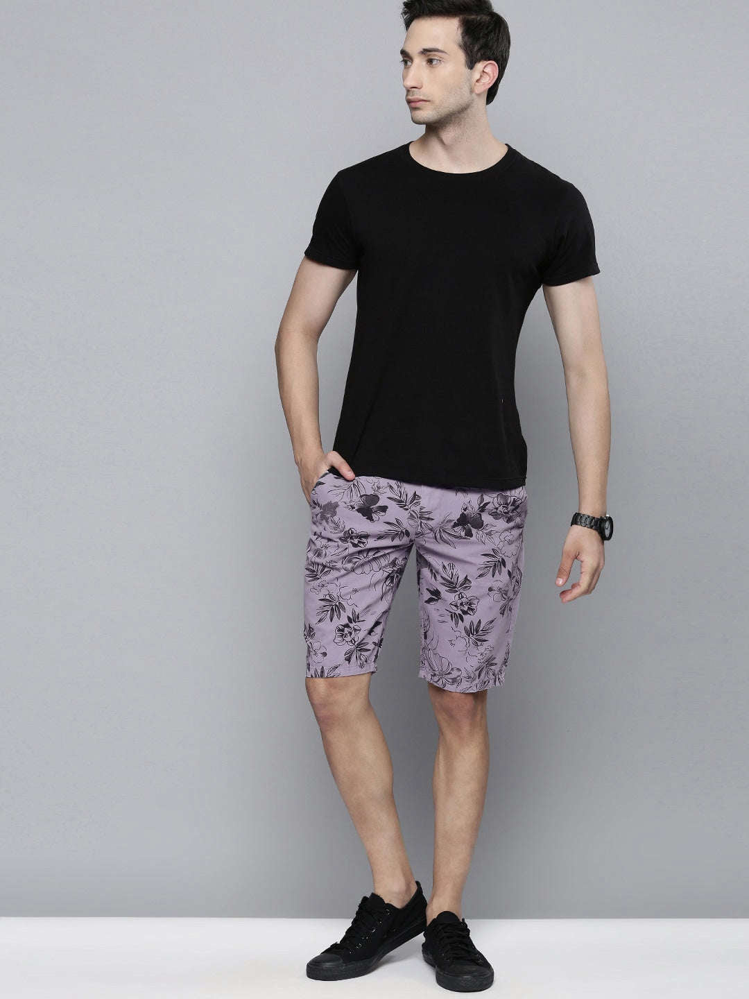 Shop Men Printed Shorts Online.