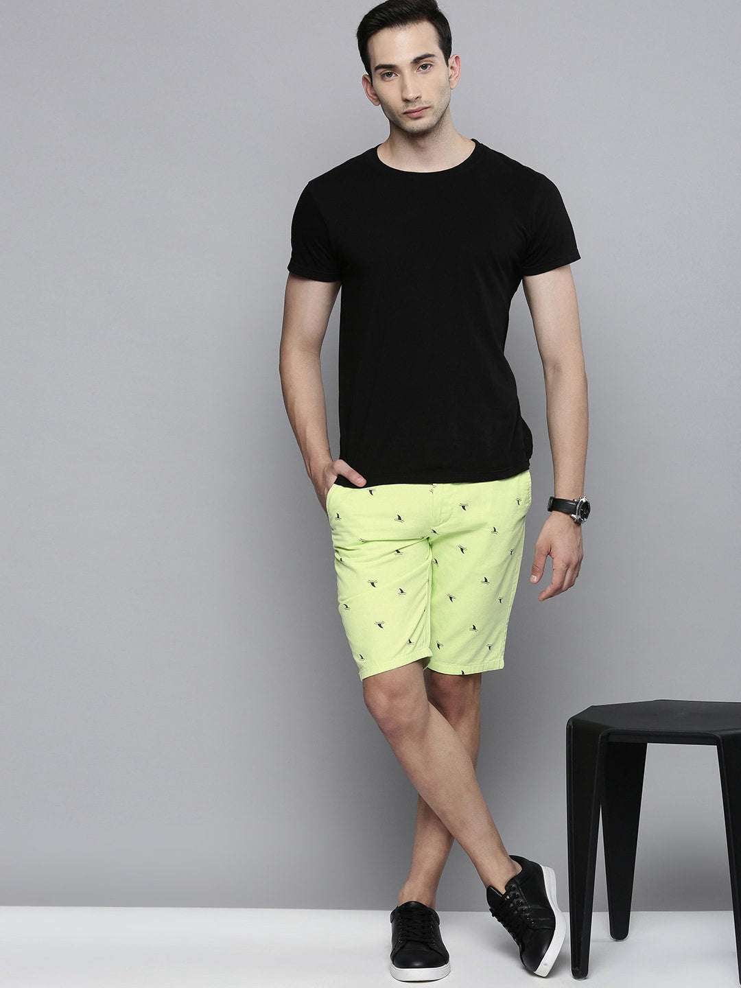 Shop Men Printed Shorts Online.