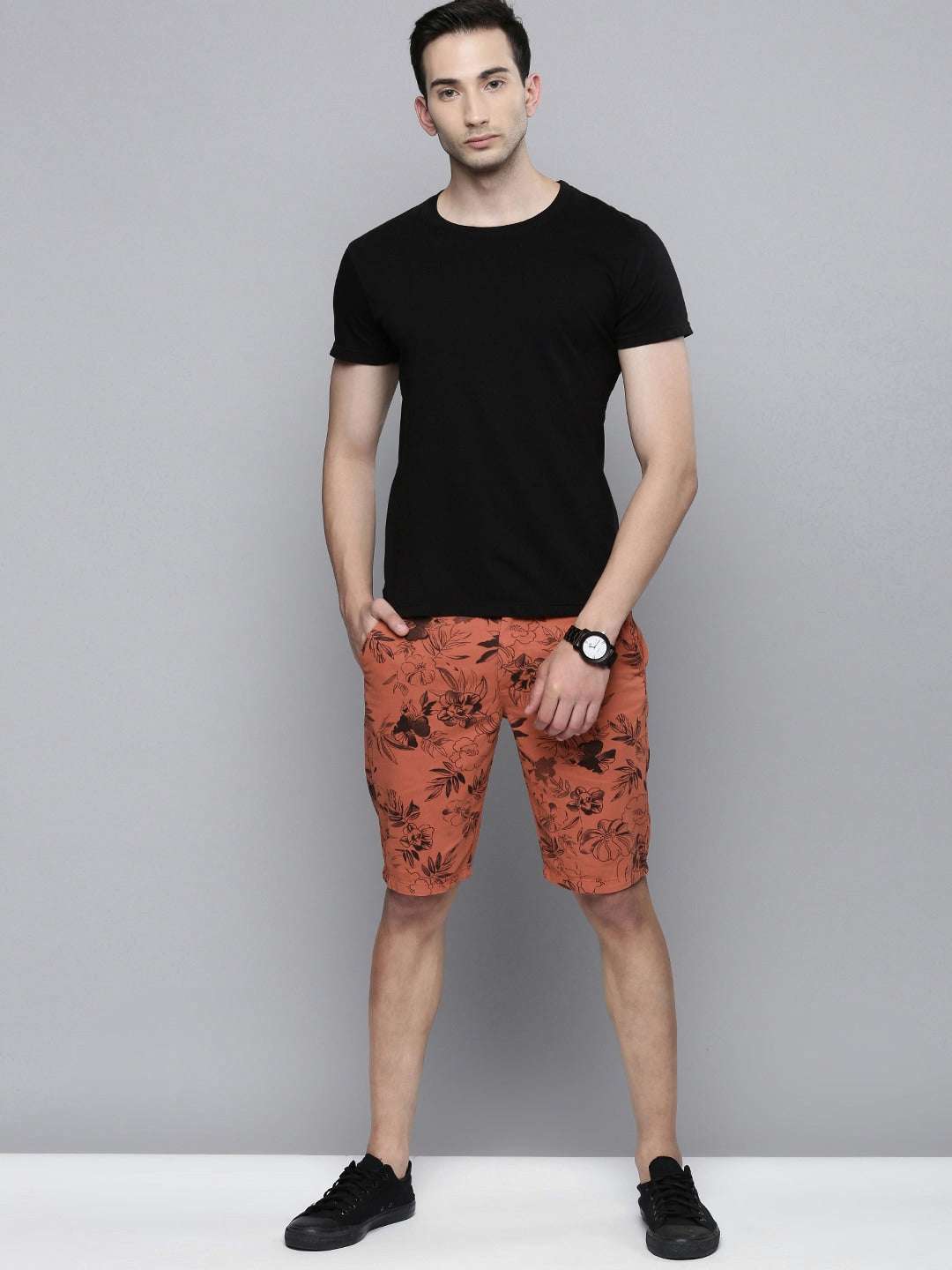 Shop Men Printed Shorts Online.