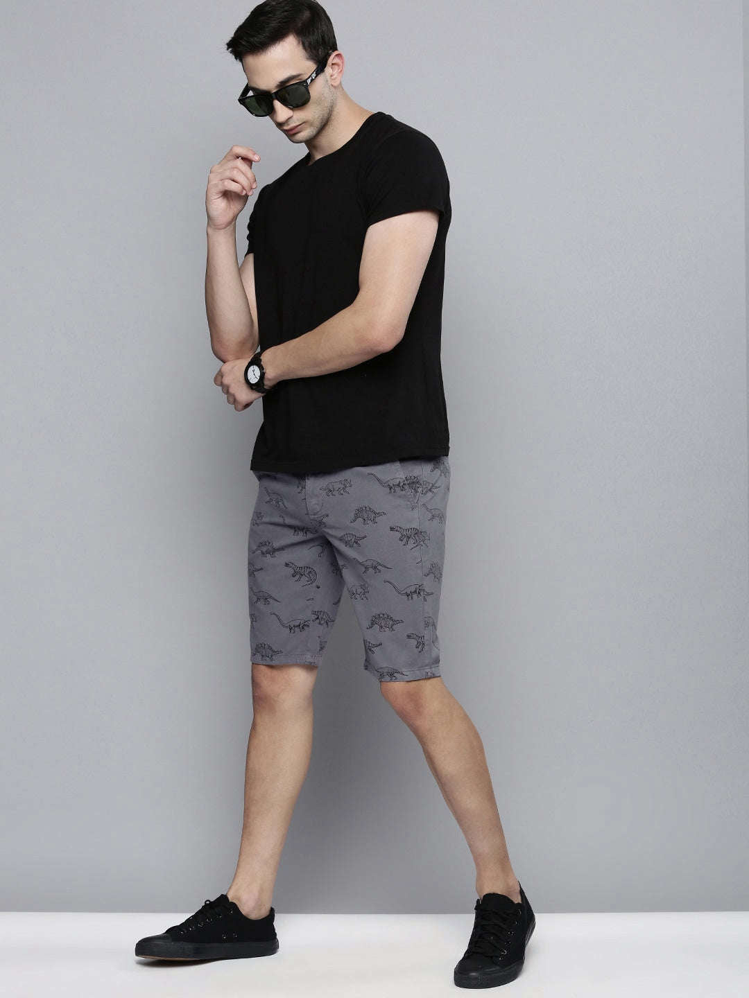 Shop Men Printed Shorts Online.