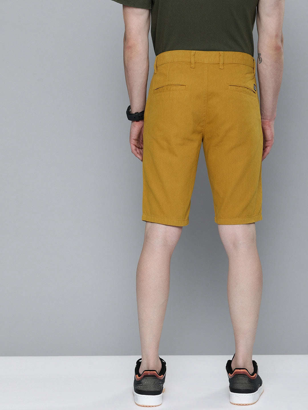 Shop Men Solid Shorts Online.