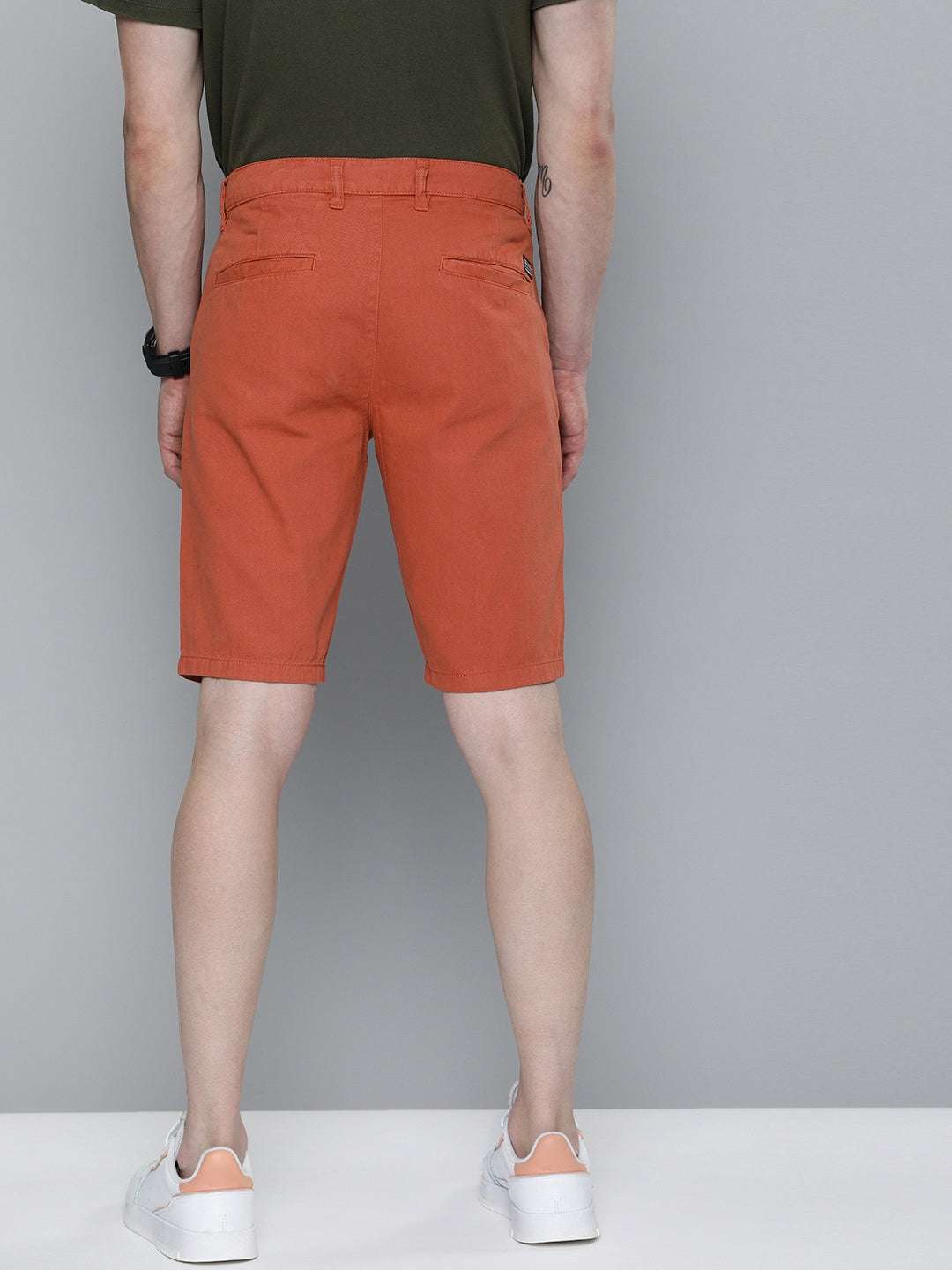 Shop Men Solid Shorts Online.