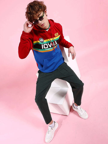 Shop Men's Color Block Regular Fit Sweatshirt Online.