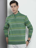 Shop Men's Striped Regular Fit Sweatshirt Online.