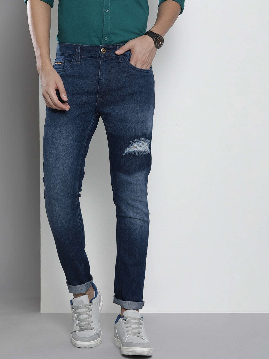 Shop Men Regular Fit Jeans Online.