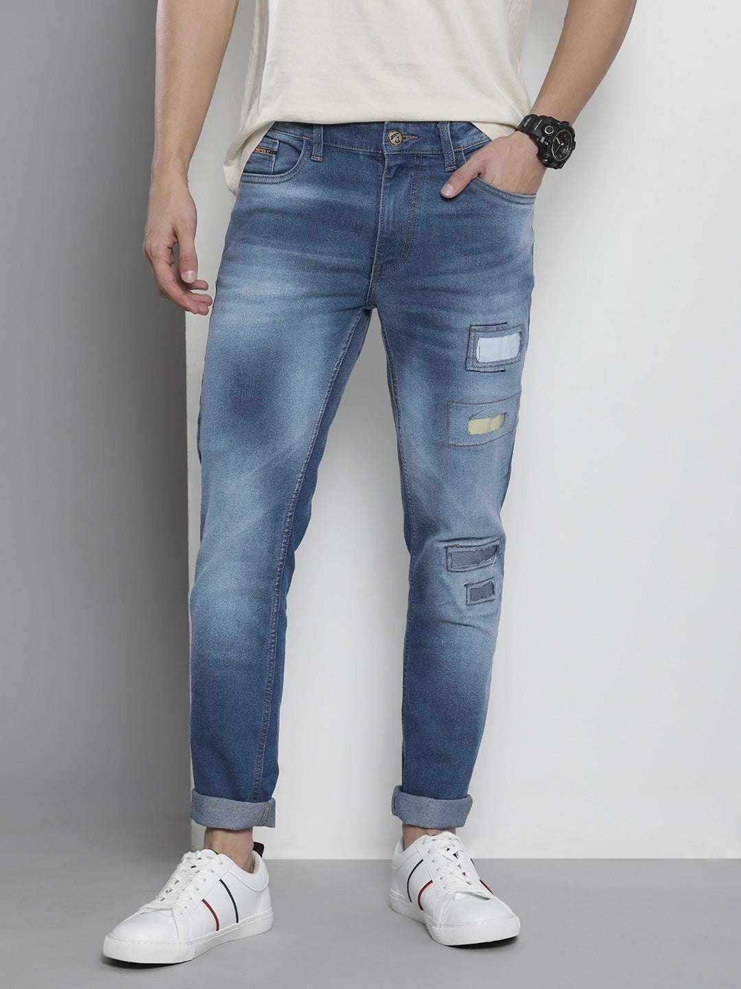 Shop Men Solid Jeans Online.