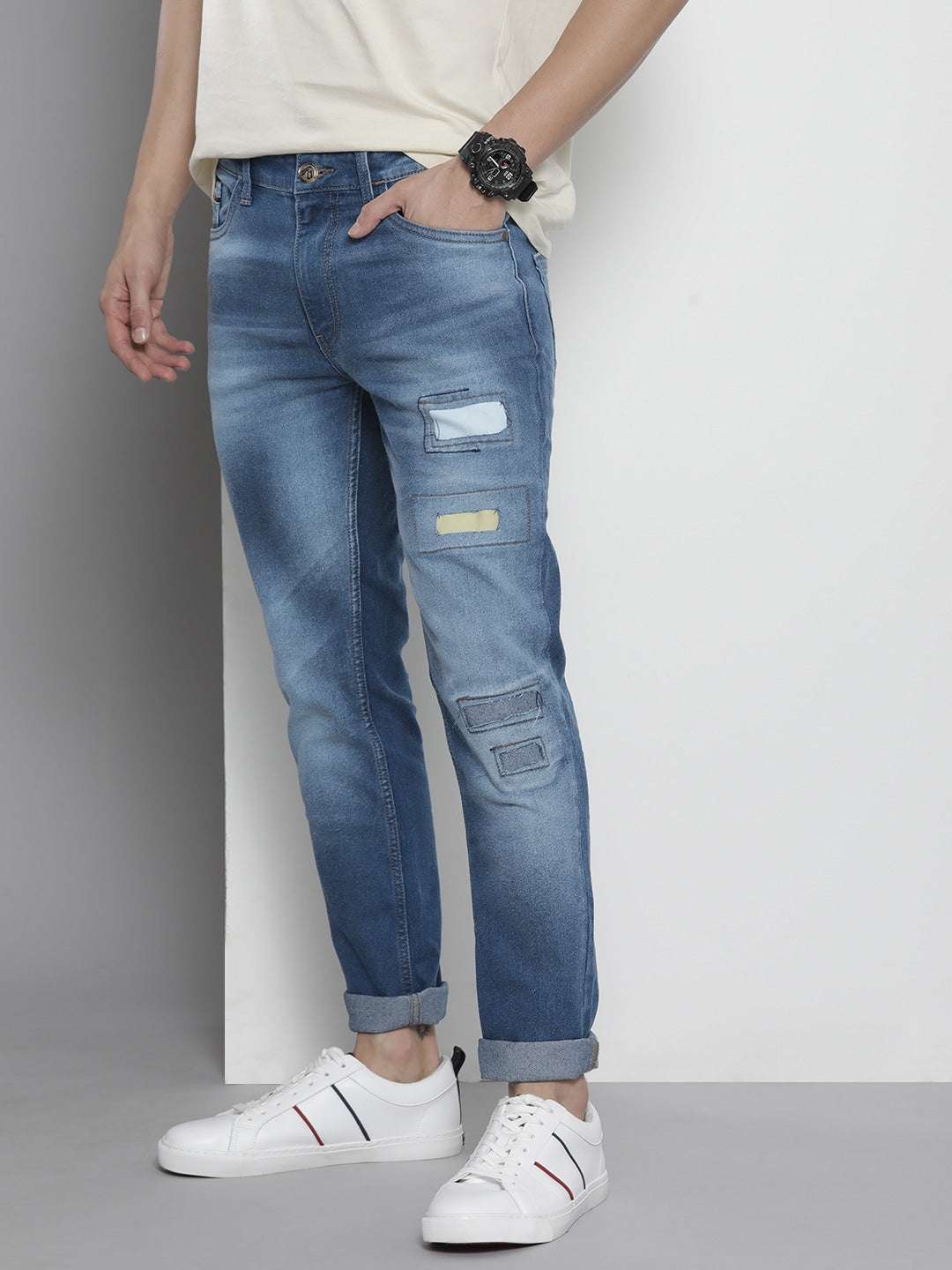 Shop Men Solid Jeans Online.