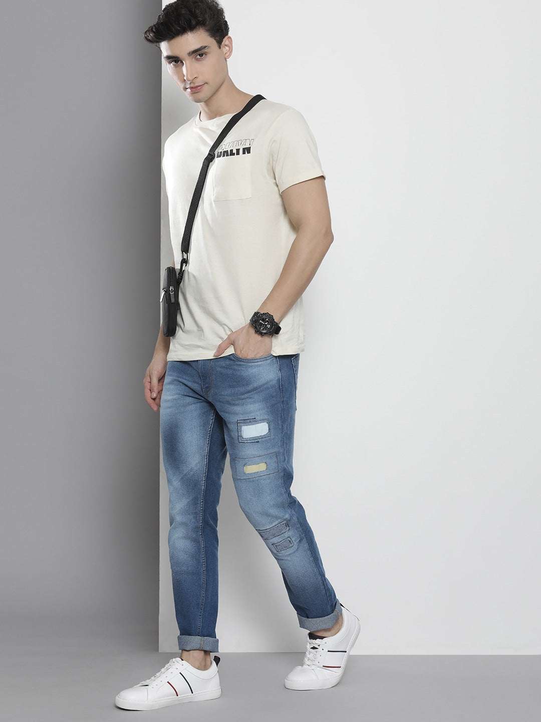 Shop Men Solid Jeans Online.