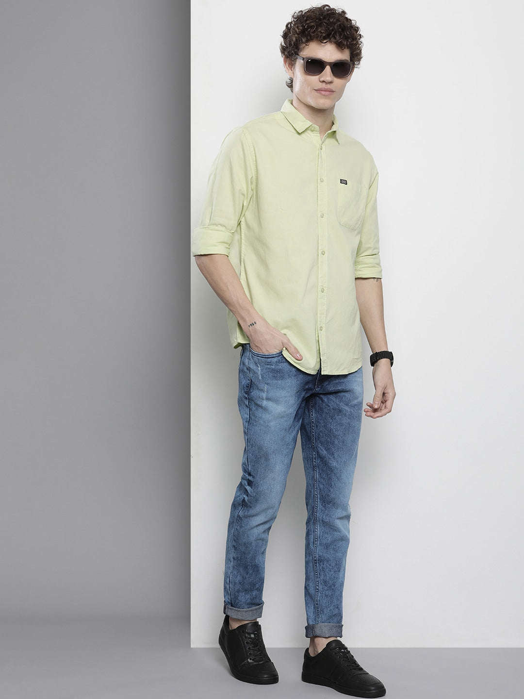 Shop Men Solid Jeans Online.