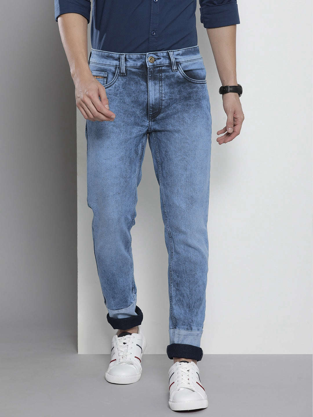 Shop Men Solid Jeans Online.