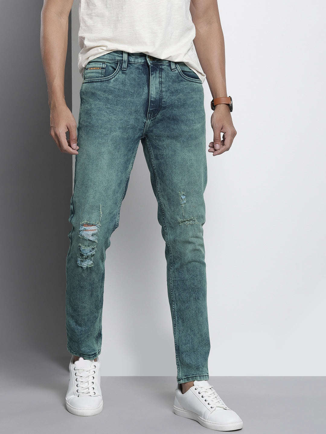Shop Men Solid Jeans Online.