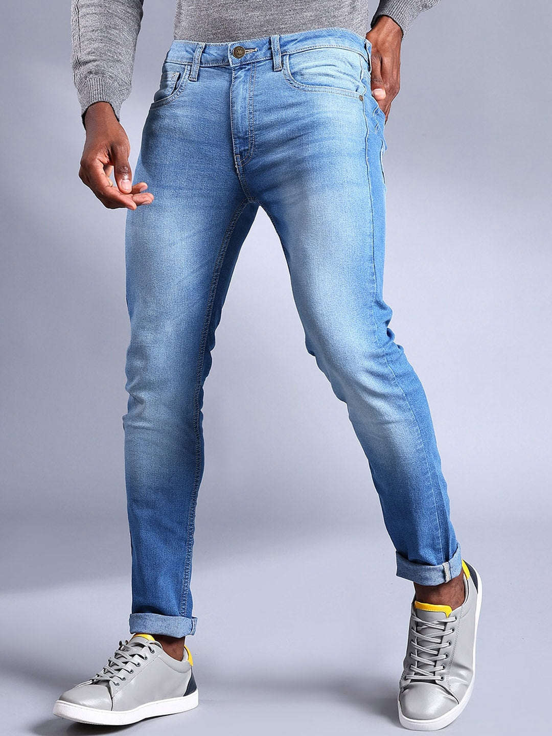 Shop Men Slim Fit Denim Jeans Online.