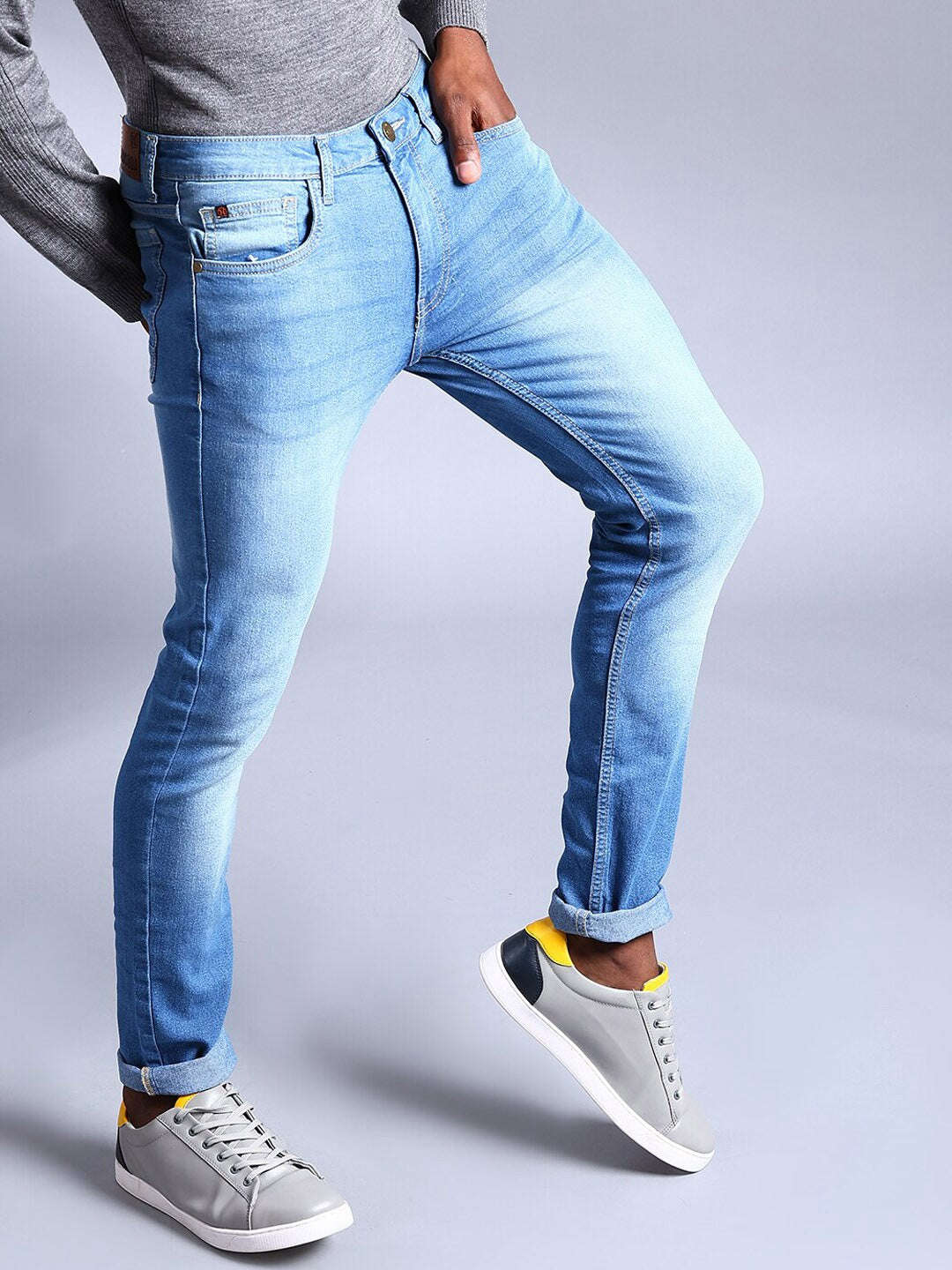 Shop Men Slim Fit Denim Jeans Online.