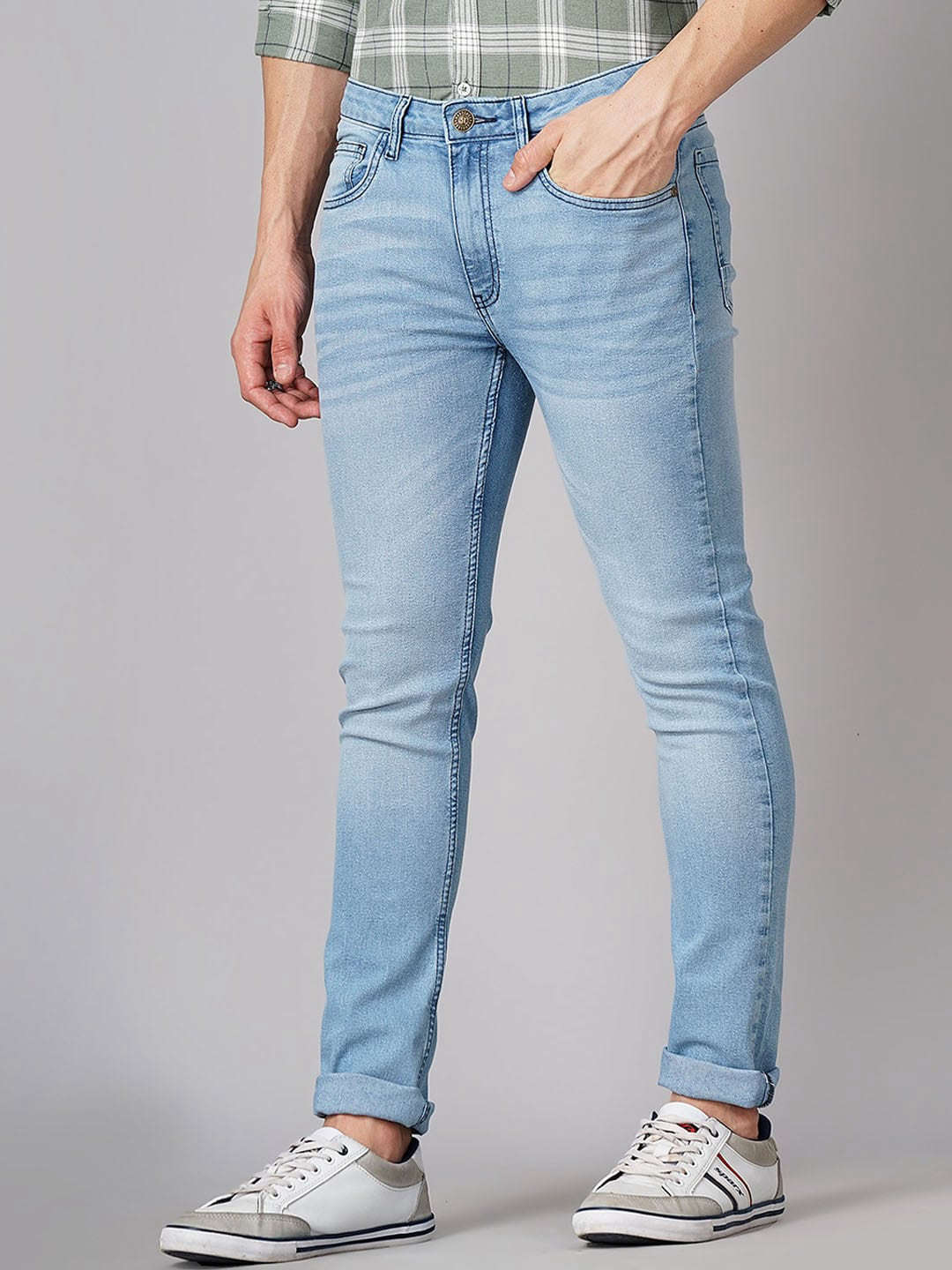 Shop Men Slim Fit Denim Jeans Online.