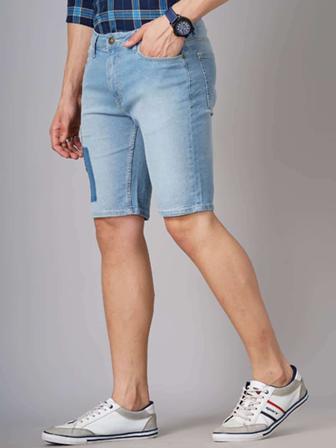 Shop Men Denim Shorts Online.