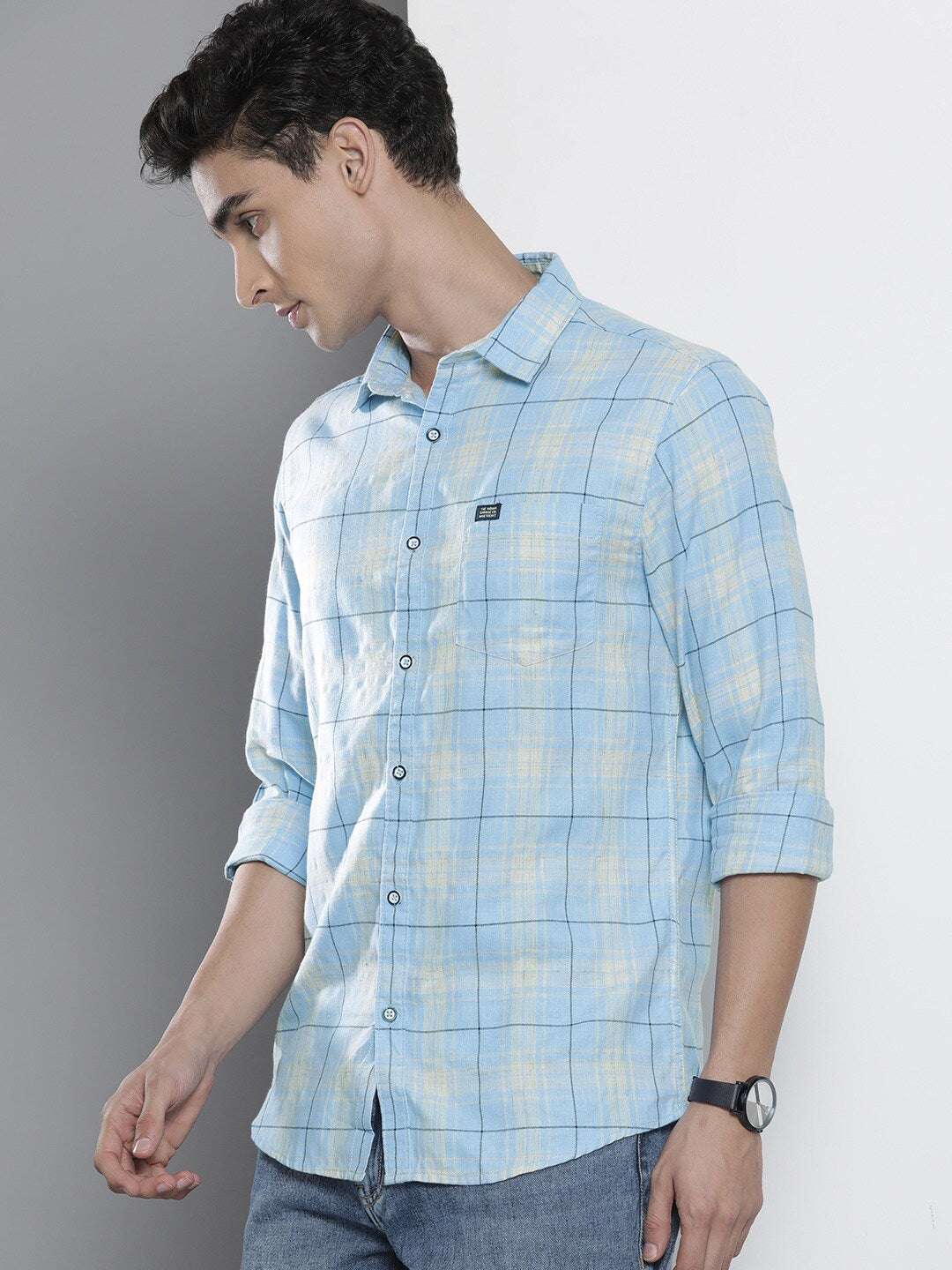 Shop Men Checkered Shirt Online.