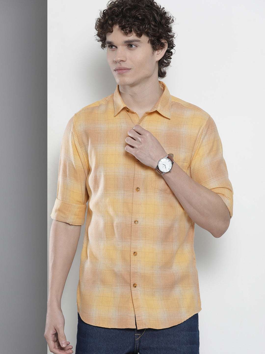 Shop Men Checkered Shirt Online.