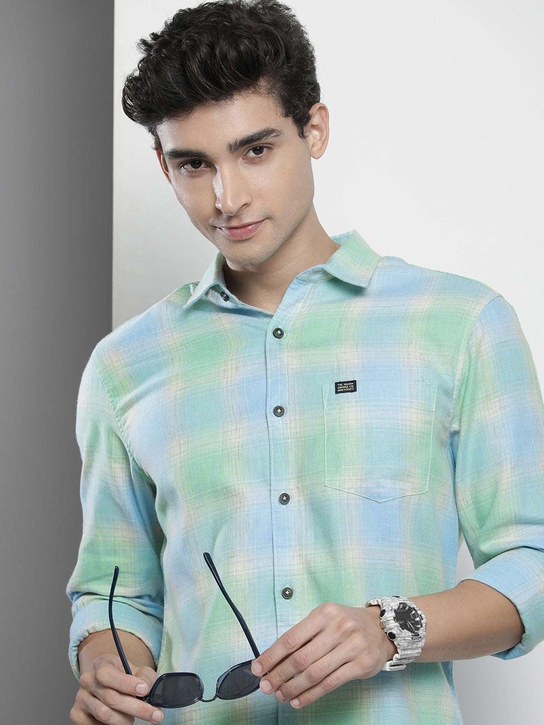 Shop Men Checkered Shirt Online.