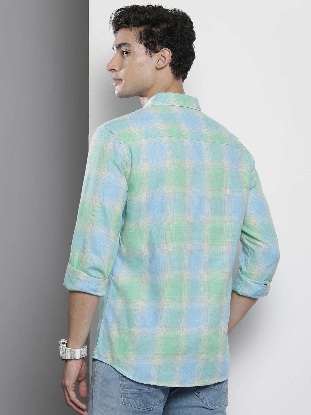 Shop Men Checkered Shirt Online.