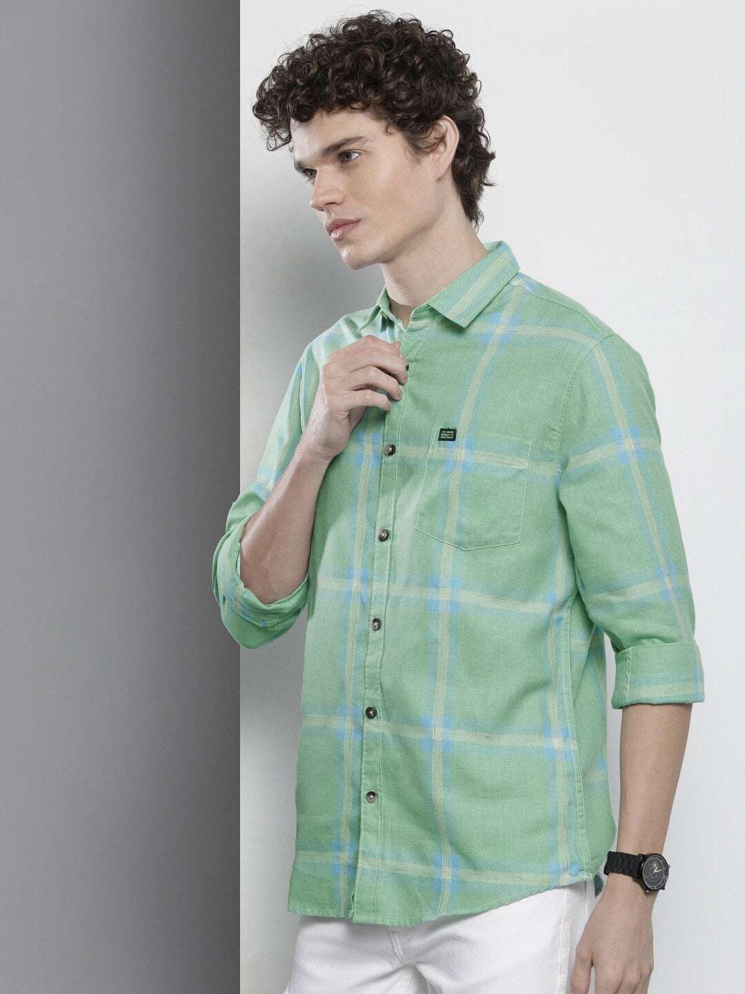 Shop Men Checkered Shirt Online.