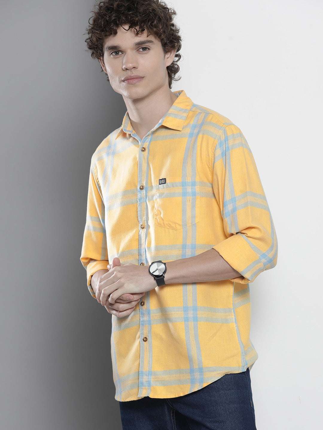 Shop Men Checkered Shirt Online.