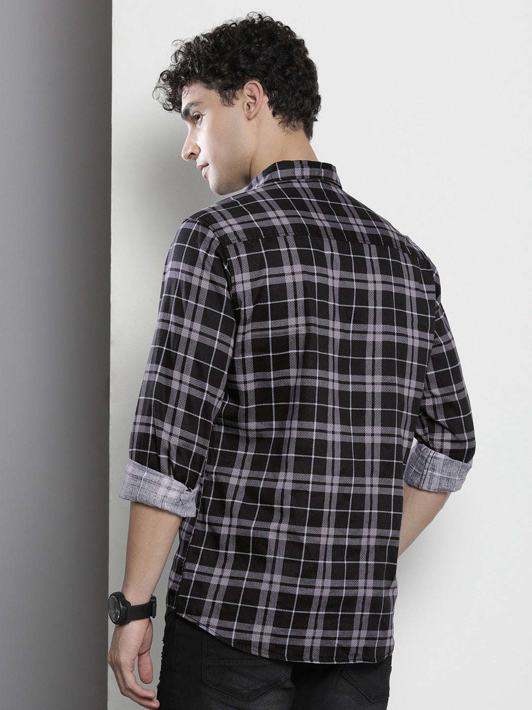 Shop Men Checked Shirt Online.