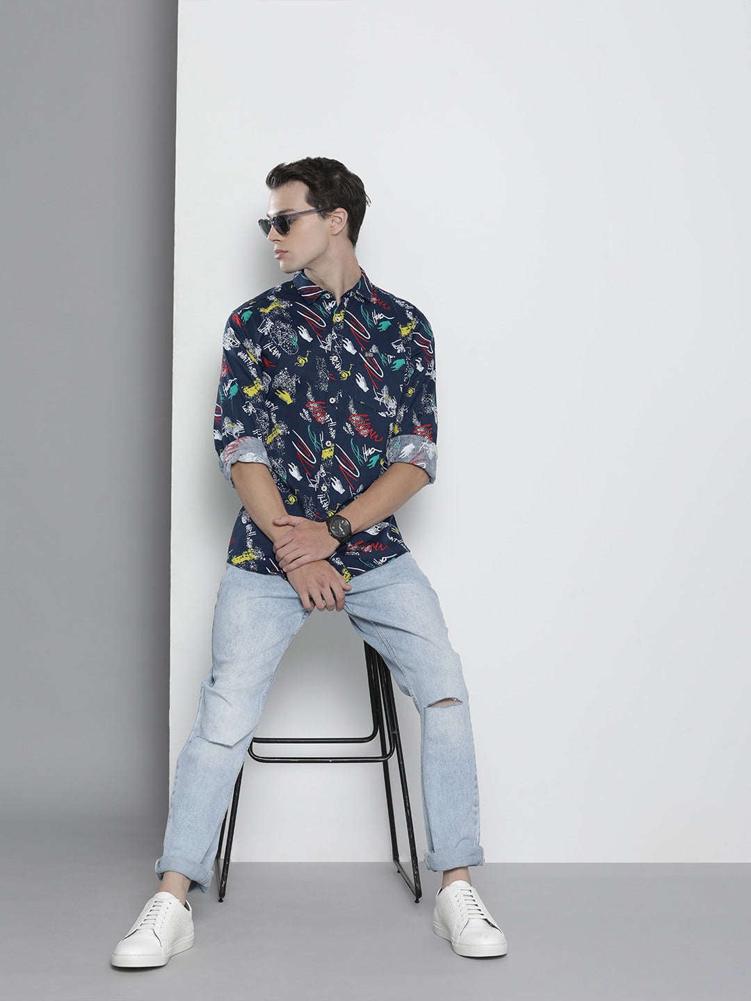 Shop Men Printed Shirt Online.