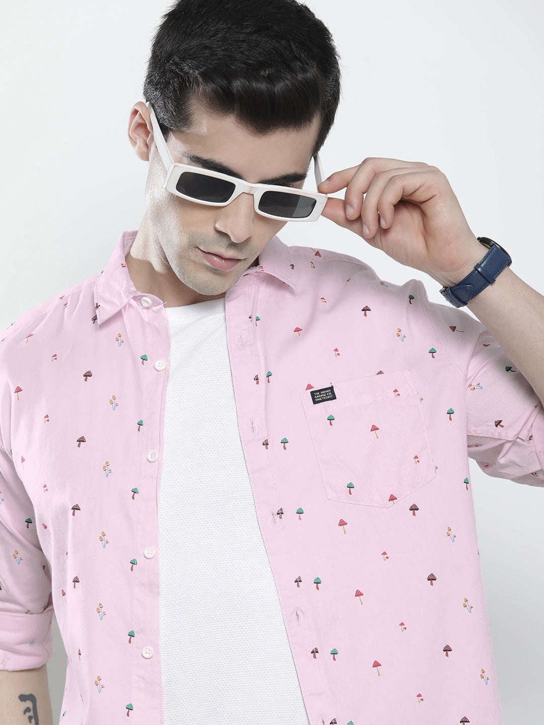 Shop Men Conversational Printed Shirt Online.