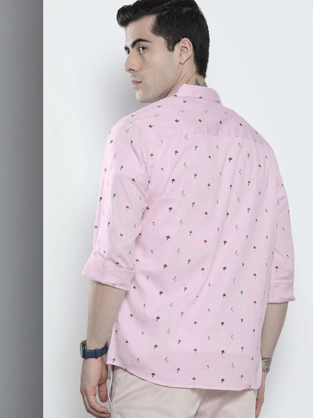 Shop Men Conversational Printed Shirt Online.