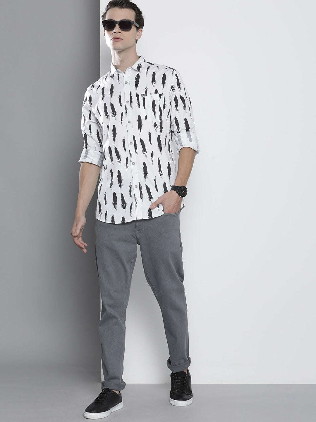 Shop Men Printed Shirt Online.