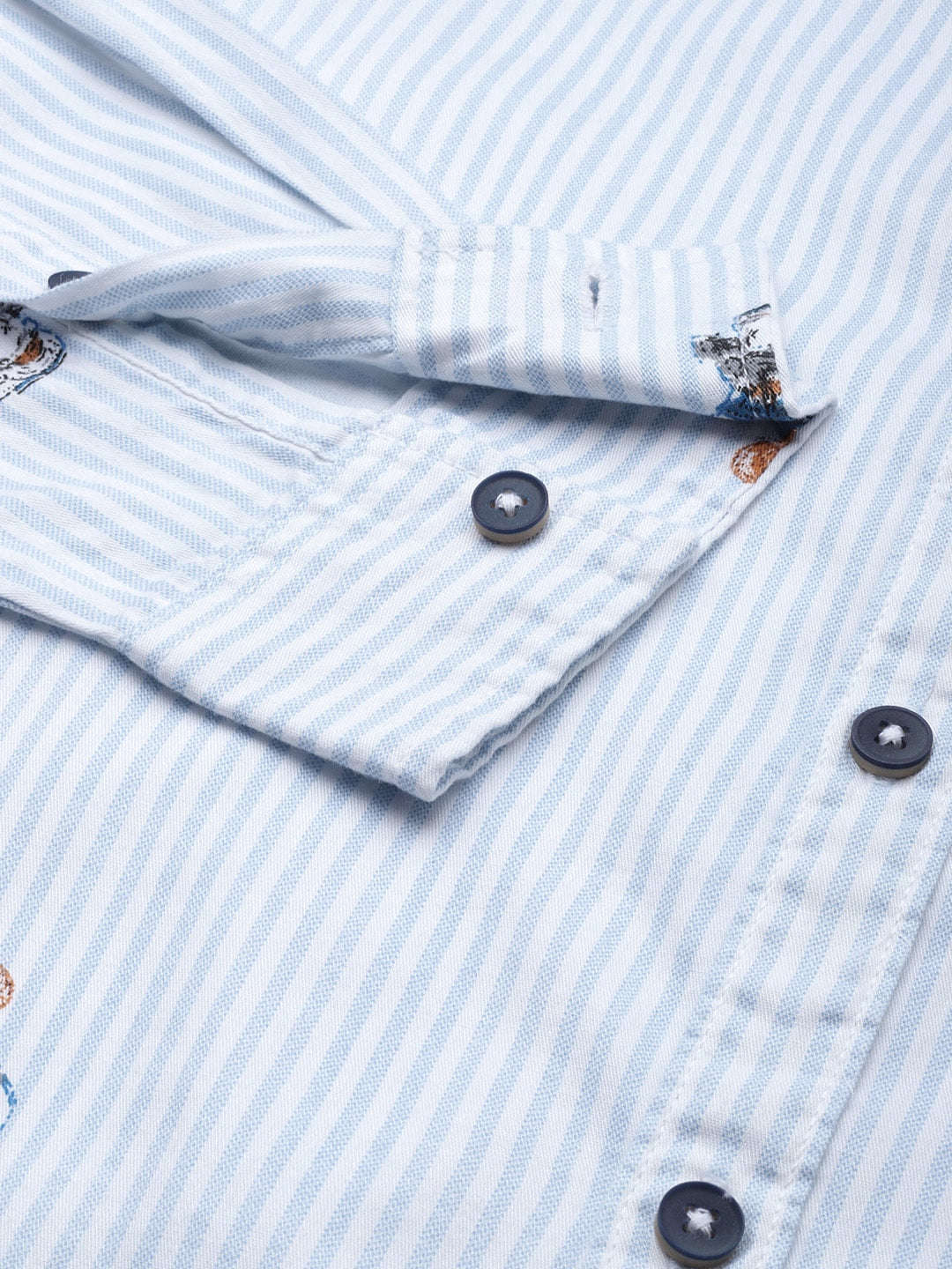 Shop Men's Striped Regular Fit Shirt Online.