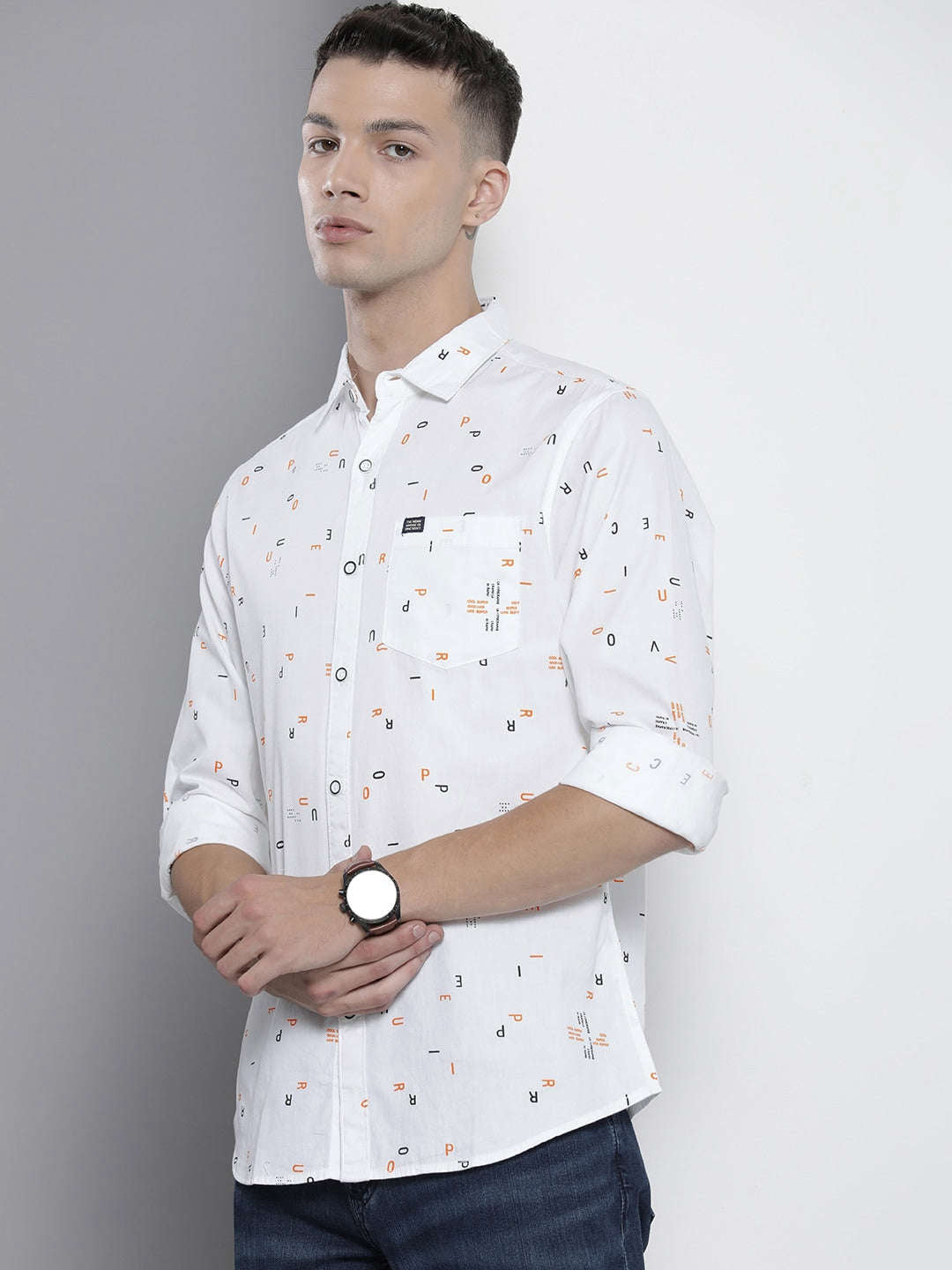 Shop Men Printed Shirt Online.