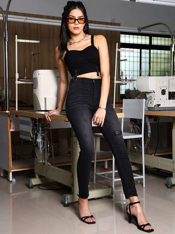 Shop Women Slim Fit Jeans Online.