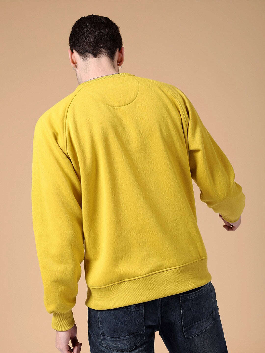 Shop Men's Solid Oversized Sweatshirt Online.