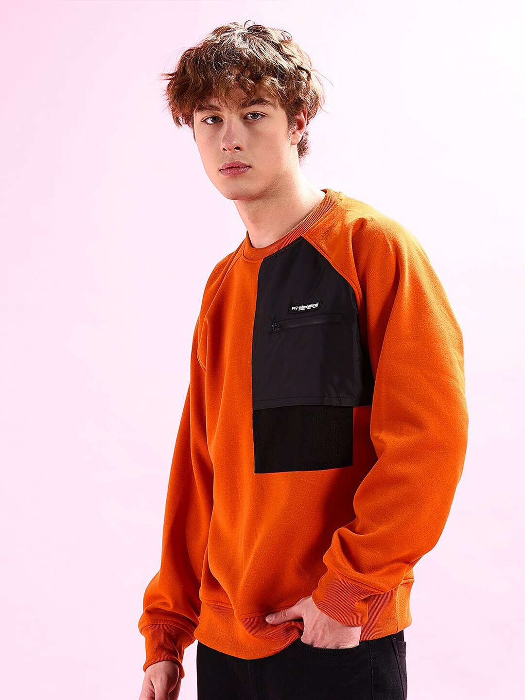 Shop Men's Solid Oversized Sweatshirt Online.