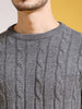 Shop Men's Knitted Regular Fit Sweater Online.