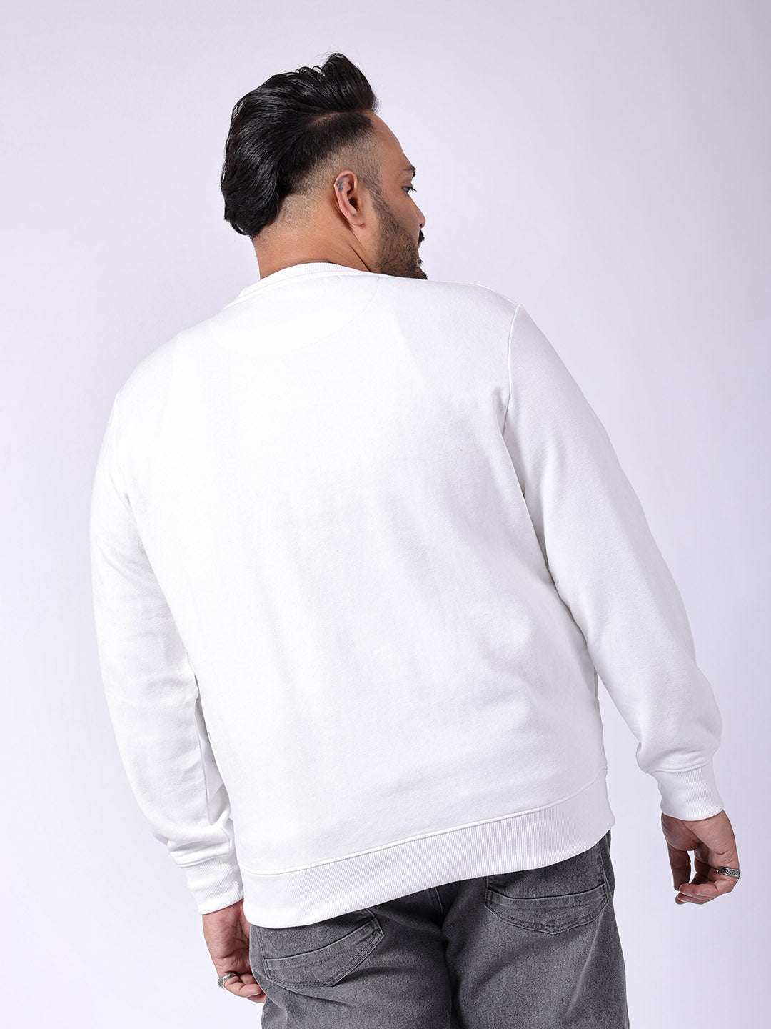 Shop Men's Printed Plus Size Sweatshirt Online.