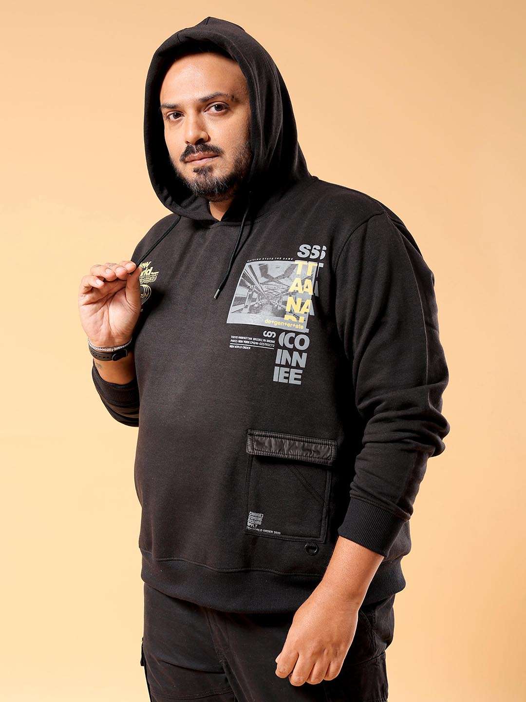 Shop Men's Printed Plus Size Sweatshirt Online.